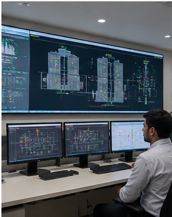 Building management system control room