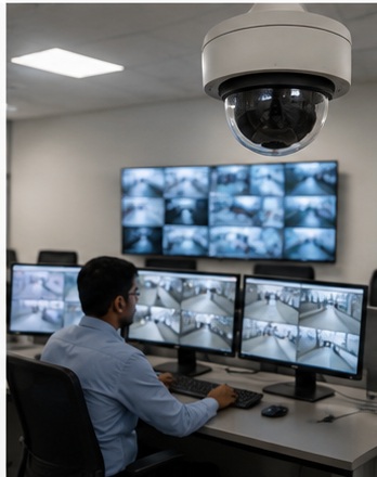 CCTV and security system monitoring