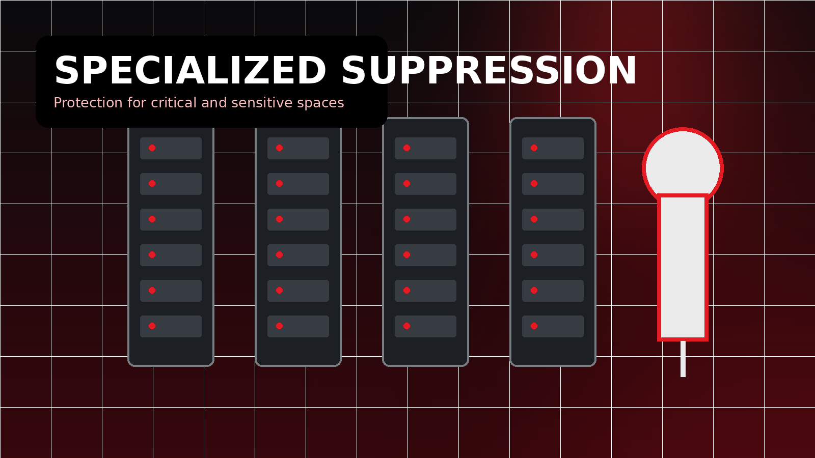 Gas based fire suppression system
